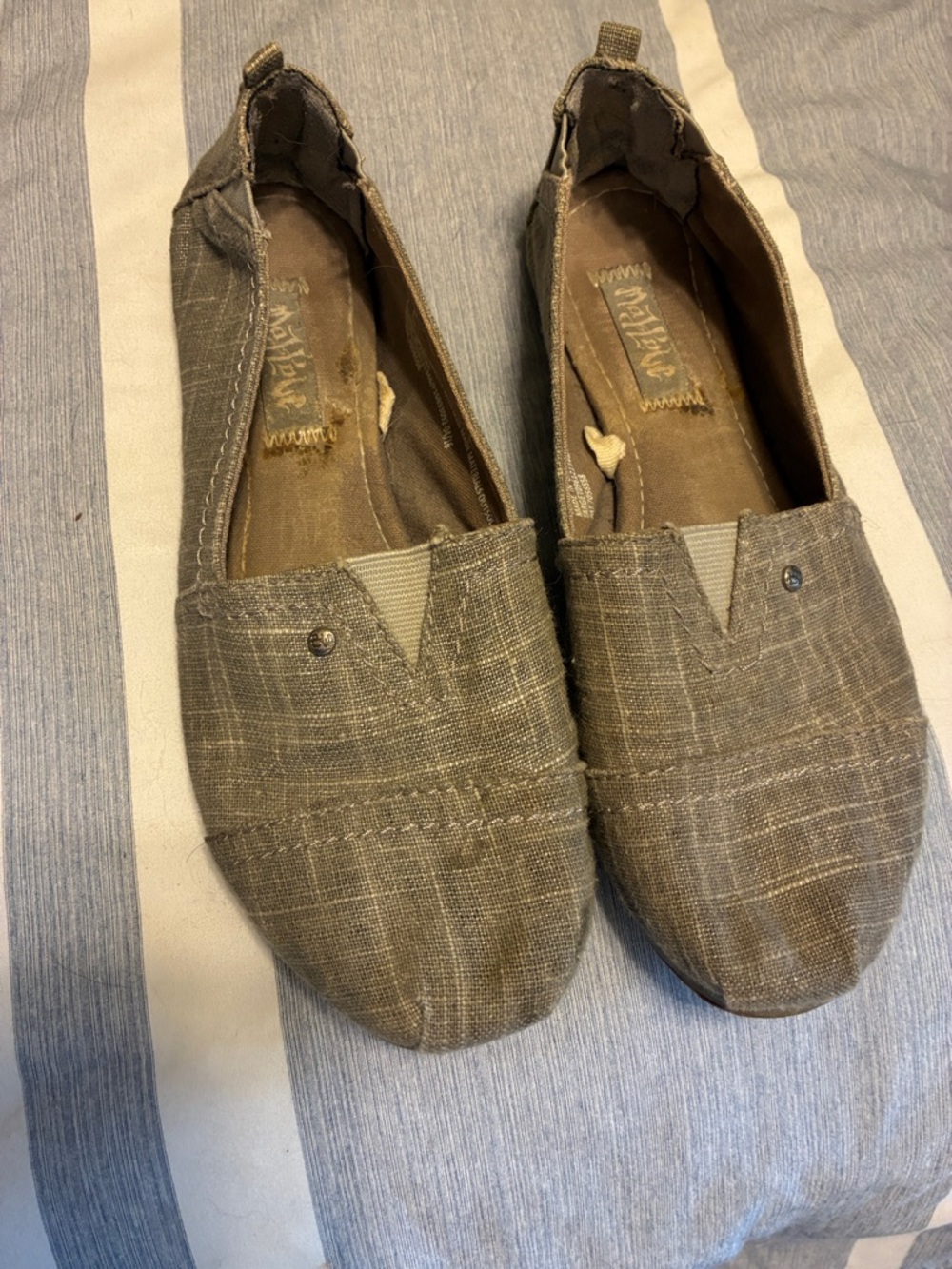 Slip-On Gray Loafers